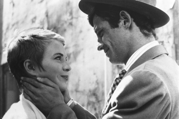 Jean-Paul Belmondo and Jean Seberg in Jean-Luc Godard’s Breathless.