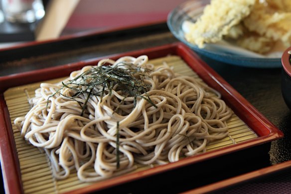 Regional specialty … Shinshu soba.
