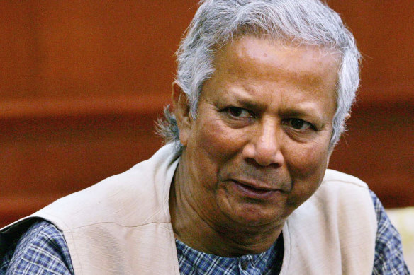 Nobel Peace laureate Muhammad Yunus.