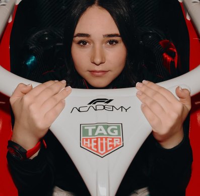 Aiva Anagnostiadis is the first Australian to join the F1 academy.