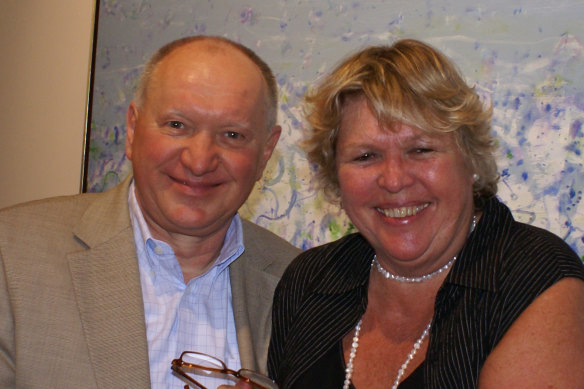 Lucio and Sally Galletto at the launch of one of his cookbooks in 2007.