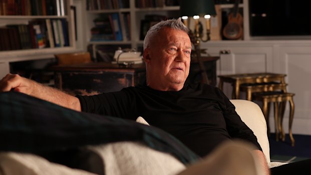 Relaxed, but not comfortable: Jimmy Barnes was on the brink of hip surgery when he sat down for a week of interviews for the new film.