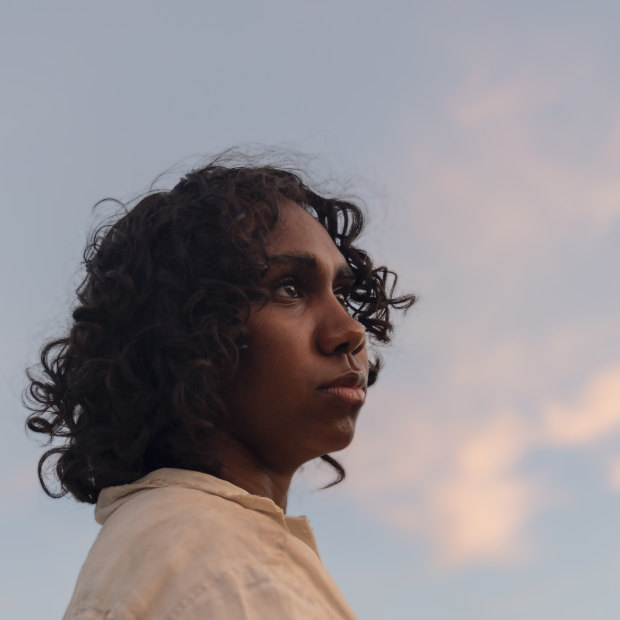 Darumbal woman actor Zahli Hayden in Generations of Men.