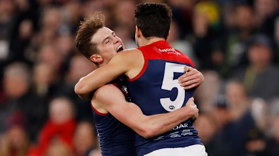 Bayley Fritsch and Christian Petracca.