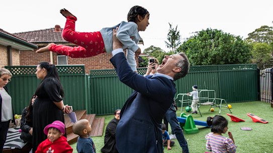Clare at Uniting Dove Cottage Early Learning, in Bankstown, in western Sydney.