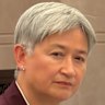 Foreign Minister Penny Wong in the Great Hall of the People in Beijing 