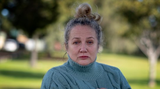 Maxie Antoniou, the mother of slain Melbourne woman Courtney Herron. 