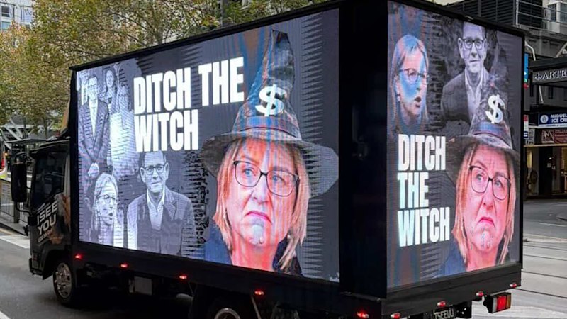 Controversial billboard truck pulled from Melbourne streets