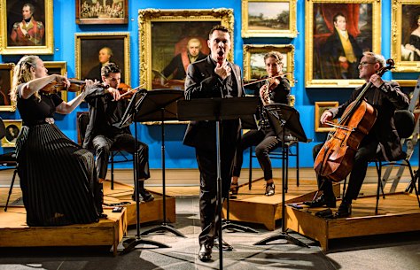 David Greco sang Schubert’s more Gothic songs.