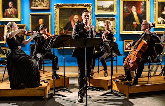 David Greco sang Schubert’s more Gothic songs.