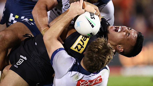 Spencer Lenius is hoping to win a spot in Penrith’s grand final squad after a bizarre illness last year.