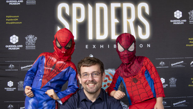 Into the spider-verse: the museum's Principal Curator of Arachnology Dr Michael Rix said he hoped the exbition demystified spiders.