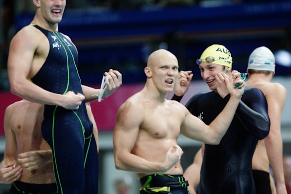 These Australian swimmers smashed America like guitars in 2000.