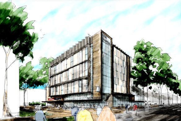 An artist impression of the proposed Ryde Hospital redevelopment.