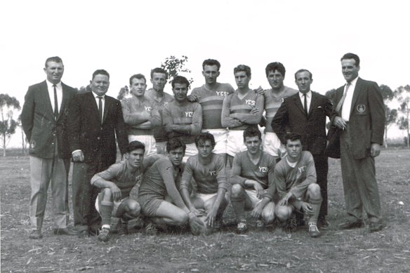 One of Yoogali’s earliest soccer teams, from the 1950s. 