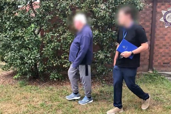 The man will serve at least four years for possessing and sharing child abuse material, and grooming children in Australia and overseas. 