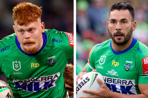 The Bulldogs were forced to borrow Canberra forwards Ryan James and Corey Horsburgh on two-week loans.