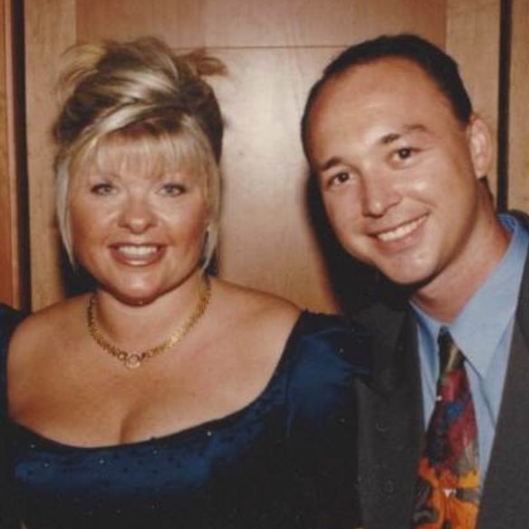 With husband Daniel Klimenko in 1997.