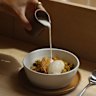 Golden turmeric roasted muesli at Leoht.