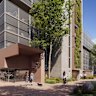A concept image of the expanded carpark.