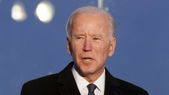 The bleak circumstances of Joe Biden’s first day in office have added sobriety to the moment, and pointed to the massive political challenge he is facing.