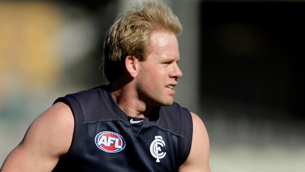 Nick Stevens at Carlton in 2008.