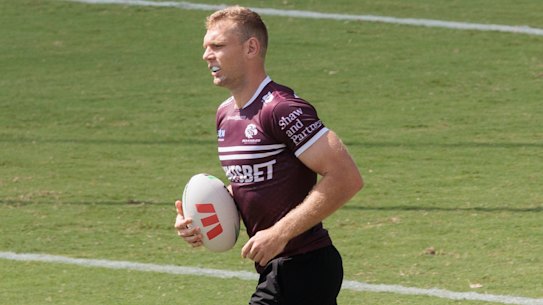 Turbo tough: Tom Trbojevic looks set for a big start to the year for Manly