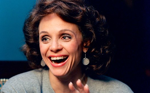 Valerie Harper during an interview in New York, 1987.