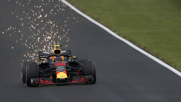 Red Bull driver Max Verstappen struggles in Hungary.