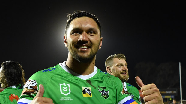 Jordan Rapana is set to join the Panasonic Wild Knights after six seasons at the Canberra Raiders.