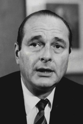 French Prime Minister Jacques Chirac.