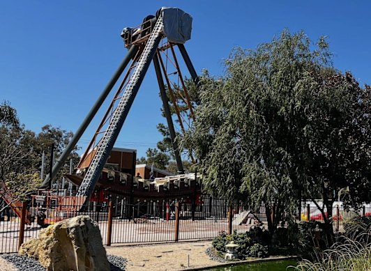 The new Bounty’s Revenge is under construction at the park.