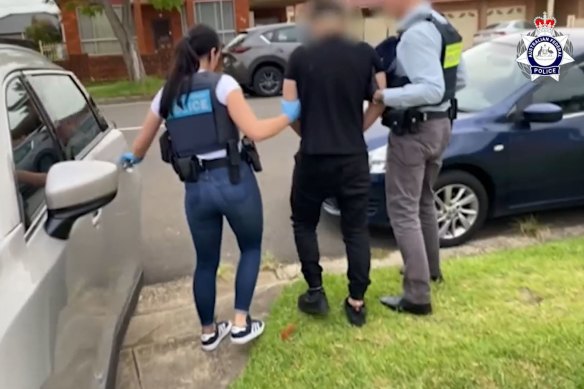 The second man arrested at a Cabramatta home.