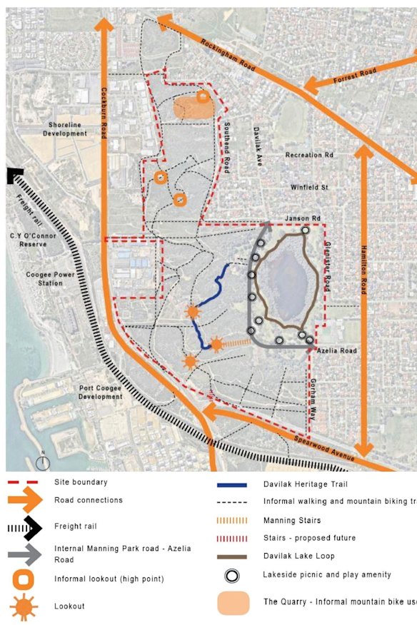 A map of existing trails in Manning Park and on the ridge.
