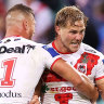 ‘First NSW player picked’: De Belin’s praise for Dragons teammate