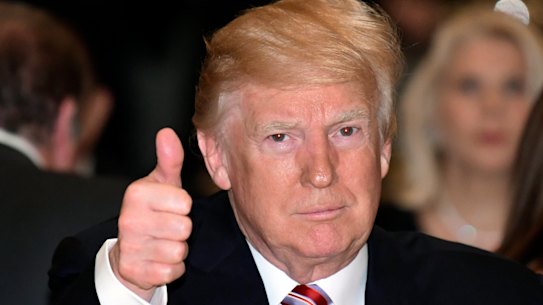 Trump thanks himself on Thanksgiving