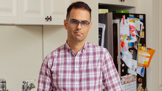 Shadow treasurer Daniel Mookhey at his home in Enmore.