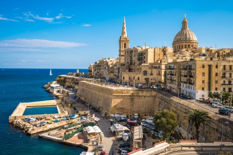 Valletta, Malta’s charming capital.