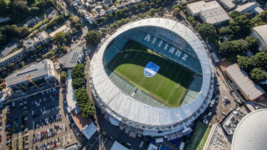 Allianz Stadium at Moore Park will be knocked down and rebuilt. 
