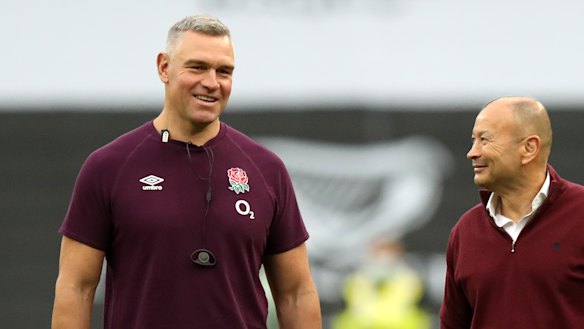 Jason Ryles during his days with  Eddie Jones at England rugby.