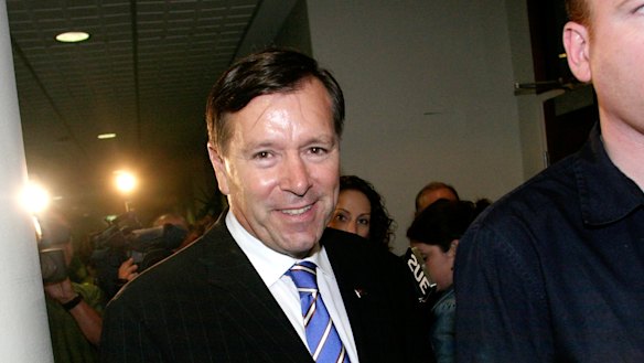 Peter King, pictured here in 2004 after losing the Wentworth preselection to Malcolm Turnbull, is having another tilt.