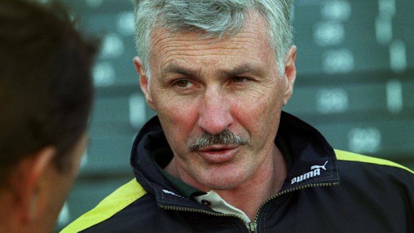 Mick Malthouse during the late stages of his coaching career at West Coast.