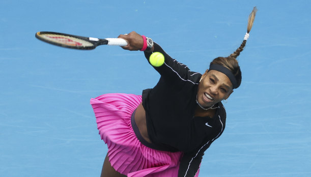 Serena Williams was forced to pull out of Saturday’s clash with Ash Barty.