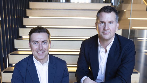 Paul Hunyor (left) and Tim Bishop, co-founders of Wollemi Capital. 