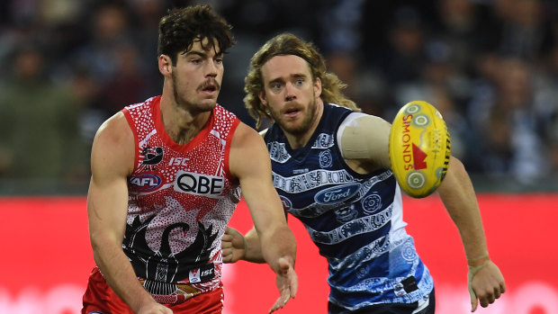 George Hewett says while the bye gives Swans time to recover, it scuppers their momentum.