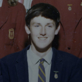 A young John Doyle as a prefect at De La Salle Academy in Lithgow.