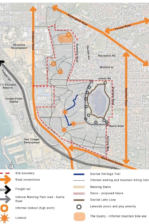 A map of existing trails in Manning Park and on the ridge.