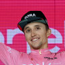 Australian Jai Hindley on brink of first Giro title after stealing pink jersey from Richard Carapaz