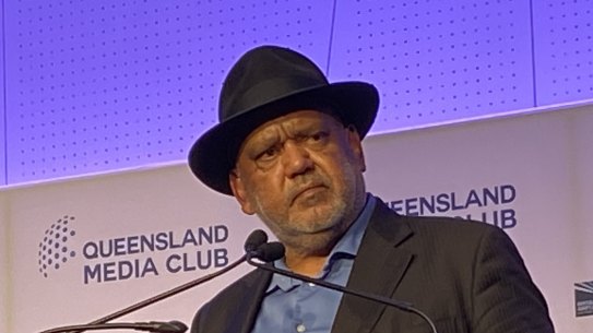 Indigenous leader Noel Pearson called on Queenslanders to remember the spirt for change that  Queenslander Eddie Mabo encouraged. Mabo’s grandson was in the room to listen.