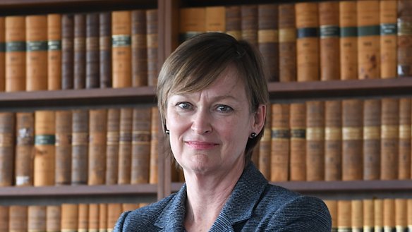 Federal Court Justice Jacqueline Gleeson, pictured on Wednesday, will join the High Court on March 1.